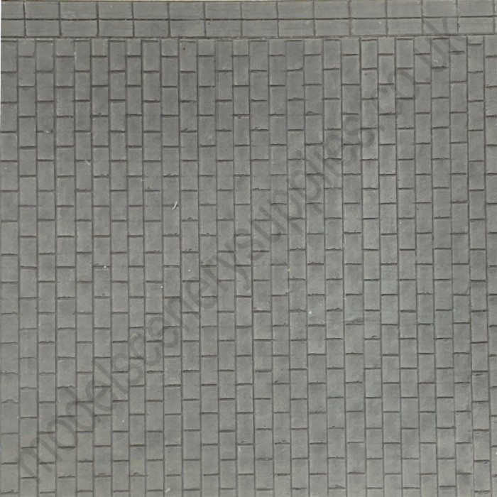 Pavement Textured 3D Sheet OO Gauge Platform Surface Pavement Textured 3D Sheet OO Gauge Platform Surface