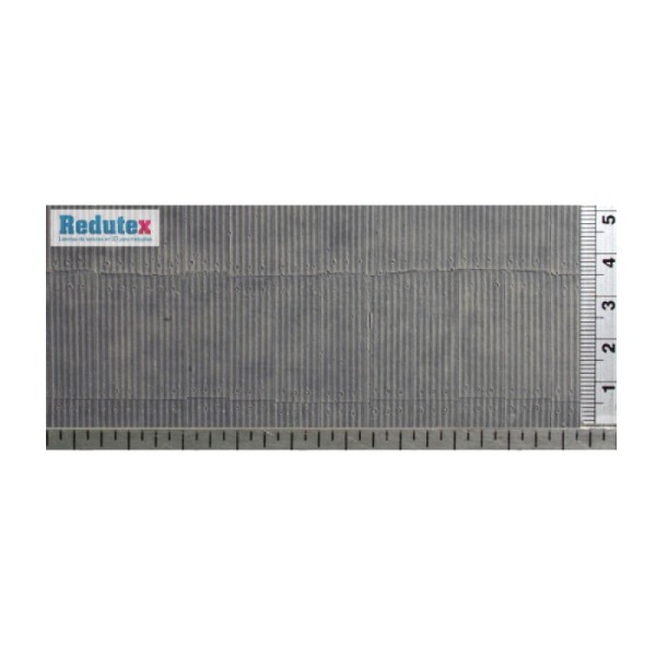 Tin Roof Textured 3D Sheet OO Gauge Grey Corrugated Tin