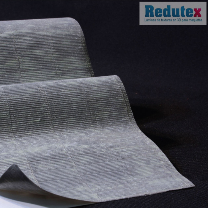 Asbestos or Tin Roof Textured 3D Sheet OO Gauge Asbestos or Tin Roof Textured 3D Sheet OO Gauge