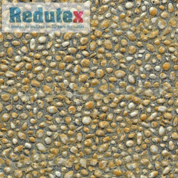 Cobblestone Textured 3D Sheet OO Gauge Stone Wall Warm