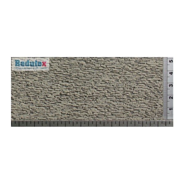 Dry Stone or Slate Wall Surface Textured 3D Sheet OO Gauge