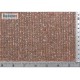 Tile Textured 3D Sheet OO Gauge Terracotta Tile 087TA123 Tile Textured 3D Sheet OO Gauge Terracotta Tile 087TA123