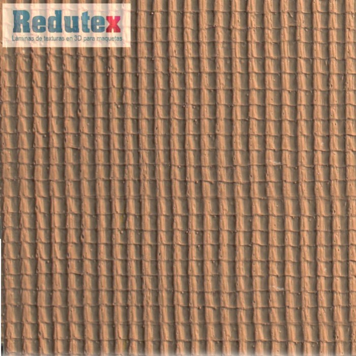 Tile Textured 3D Sheet OO Gauge Light Terracotta Tile 087TC112 Tile Textured 3D Sheet OO Gauge Light Terracotta Tile 087TC112