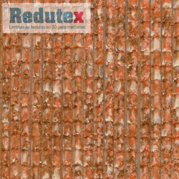 Tile Textured 3D Sheet OO Gauge Old Tile