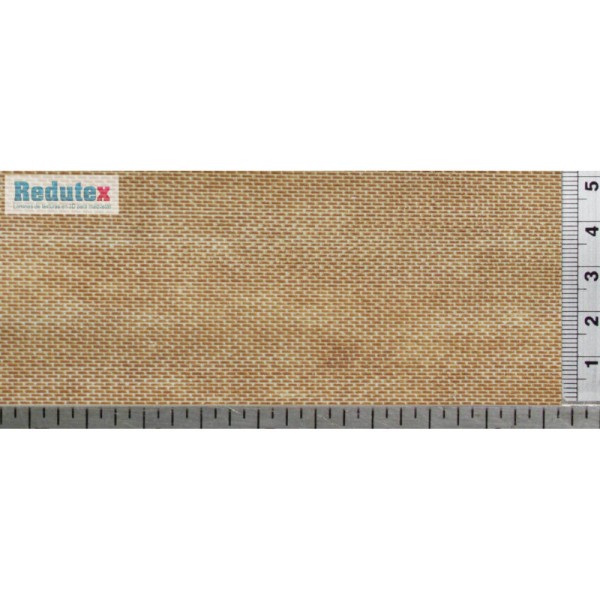 Brick Textured 3D Sheet N Gauge Plain Bond Brick Redutex 148LD111