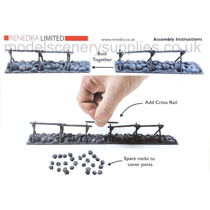 Cross and Rail Fencing  28mm