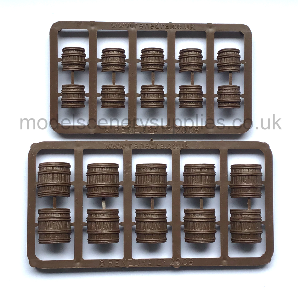 Barrels Mixed pack in Brown 28mm