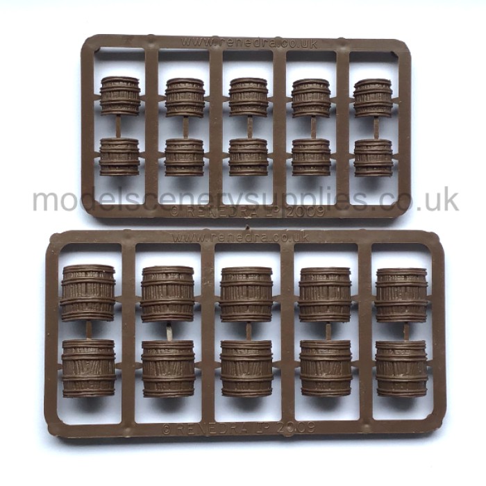 Barrels Mixed pack in Brown 28mm