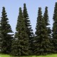 Spruce Trees 70mm tall Model Scene SM070 Spruce Trees 70mm tall Model Scene SM070