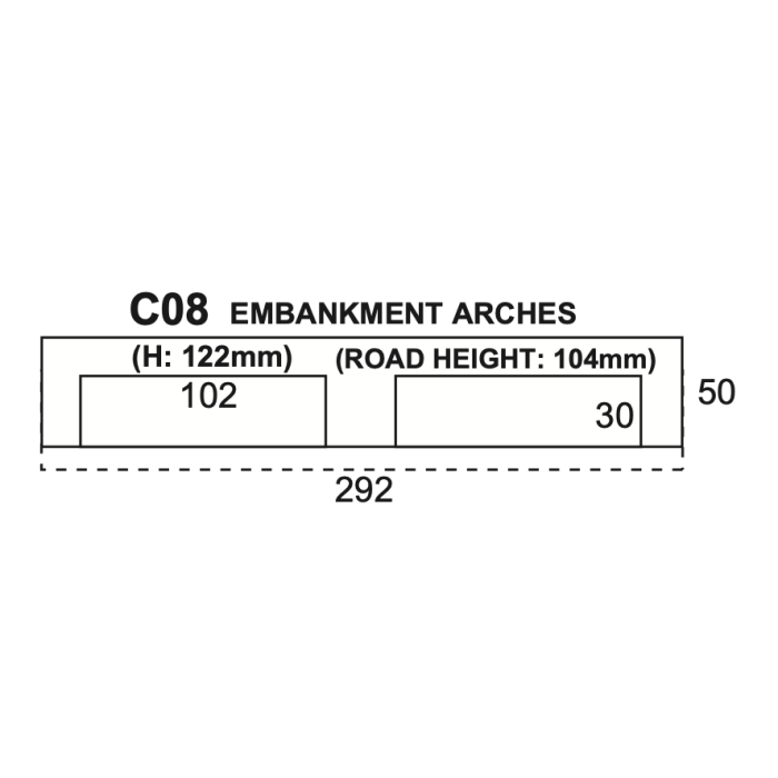 Embankment Arches OO - Superquick C08.0