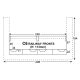 Four Red Brick Terraced Fronts OO 