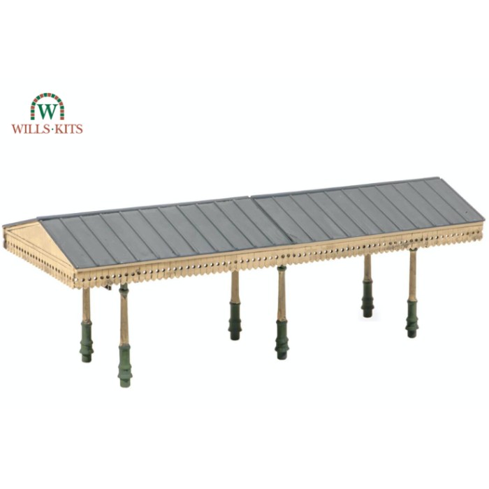 Station Platform Canopy OO Wills SS54 