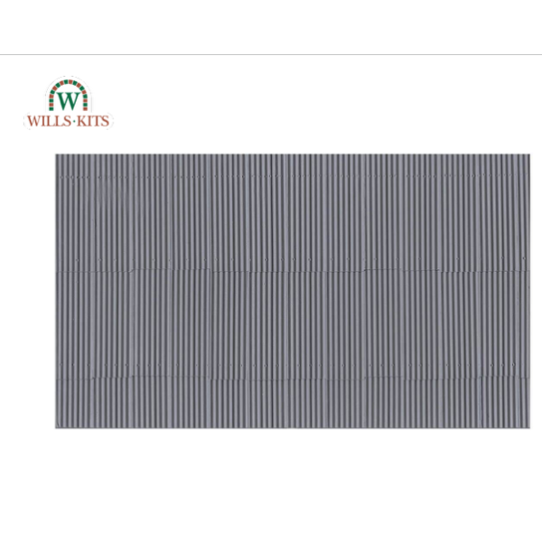 Corrugated Iron tin sheet OO Wills SSMP216