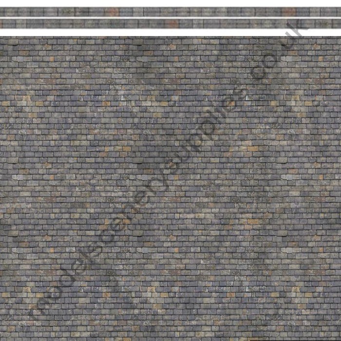 Mixed Grey Roof Slates Building Paper OO TX184 Mixed Grey Roof Slates Building Paper OO TX184