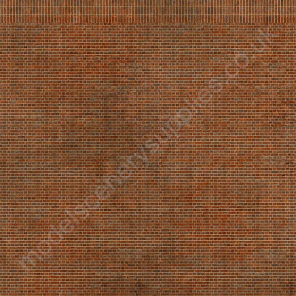 English Bond Red Brick Building Paper OO TX198