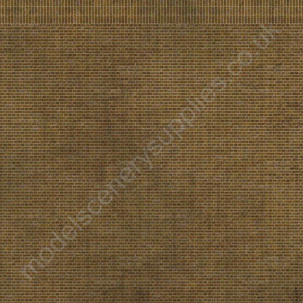 English Bond Yellow Brick Building Paper OO TX255