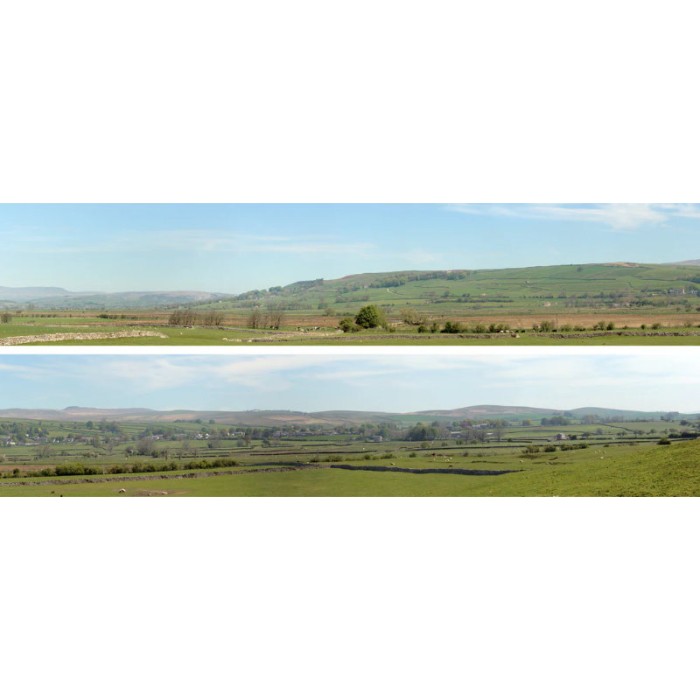 Backscene Yorkshire Dales Settle Junction SG702 OO 12 inch tall Backscene Yorkshire Dales Settle Junction SG702 OO 12 inch tall