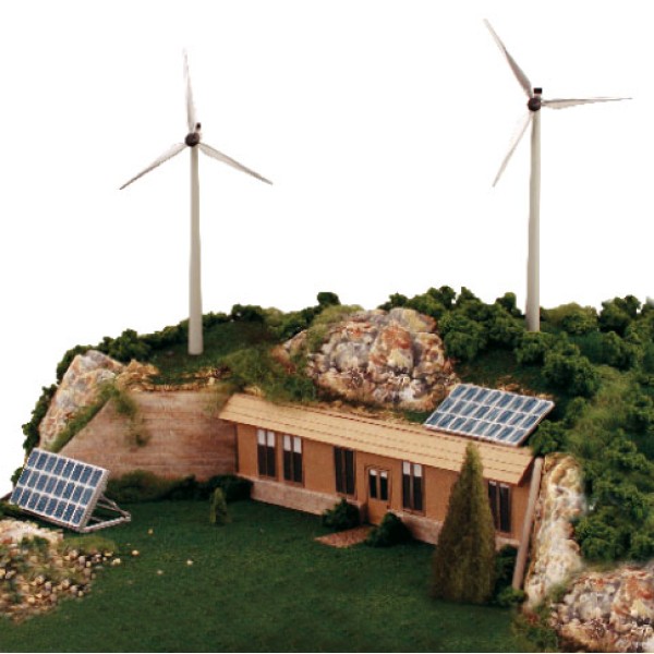 Wind Turbines And Solar Panels