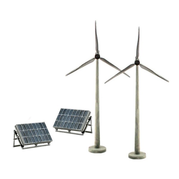 Wind Turbines And Solar Panels