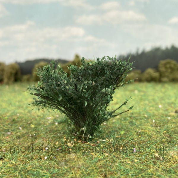 Bushes Summer Green 30mm Tall Silhouette 252-22