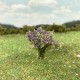 Bushes Violet Flowering 30mm Tall Silhouette 252-28 Bushes Violet Flowering 30mm Tall Silhouette 252-28