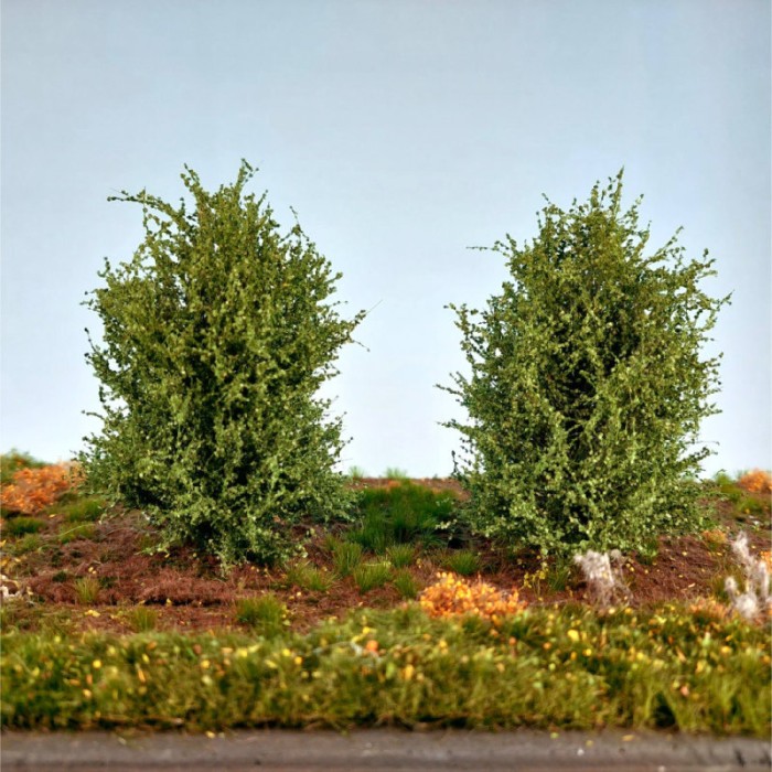 Bushes Spring Green 100mm Tall Silhouette 350-41