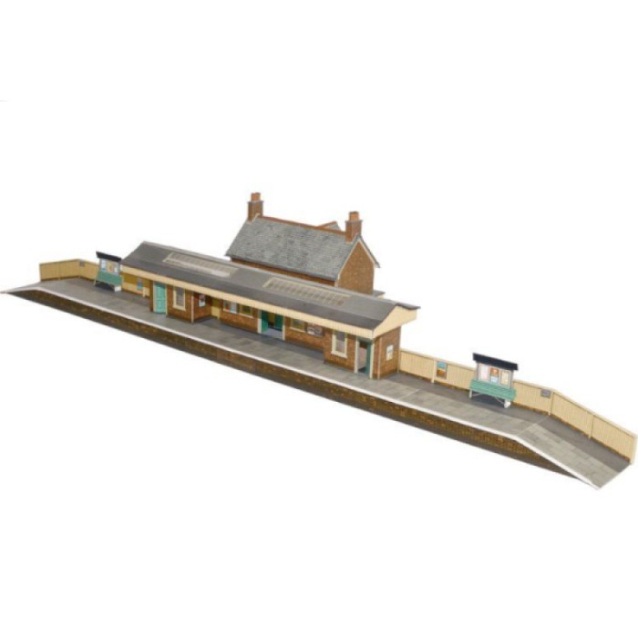 Station Platform Red Brick OO  Superquick A01.0