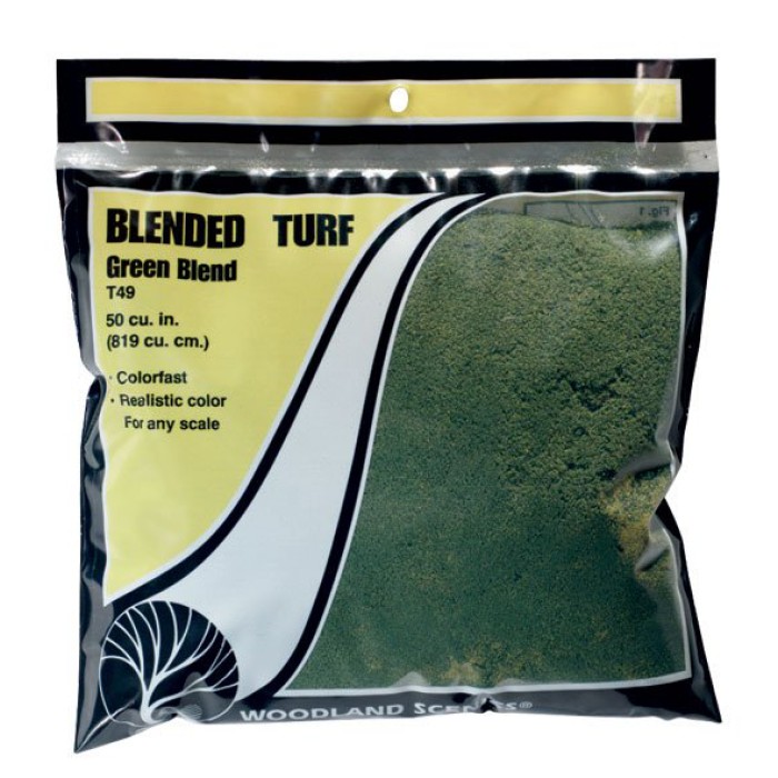 Green Blend Blended Turf Woodland Scenics T1349 Green Blend Blended Turf Woodland Scenics T1349