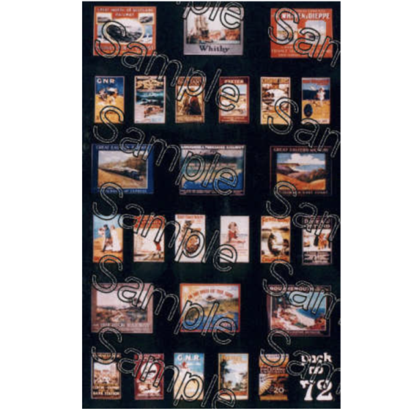 Travel Posters Pre Grouping ,  OO Tiny Signs 