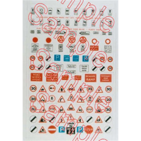 Road Sign N gauge Tiny Signs  TSN71