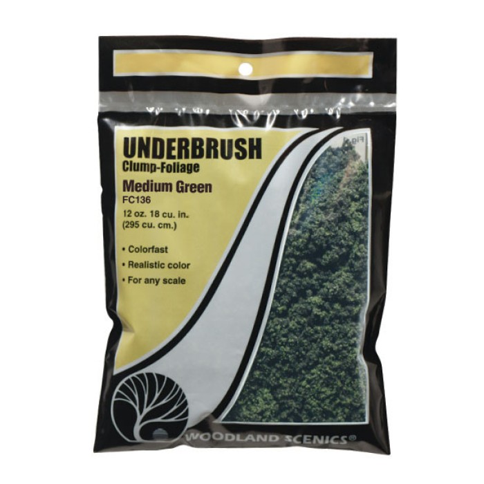 Woodland Scenics Underbrush Medium Green Woodland Scenics Underbrush Medium Green