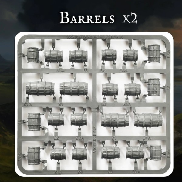 Barrels Mixed Pack 28mm Victrix VXE009