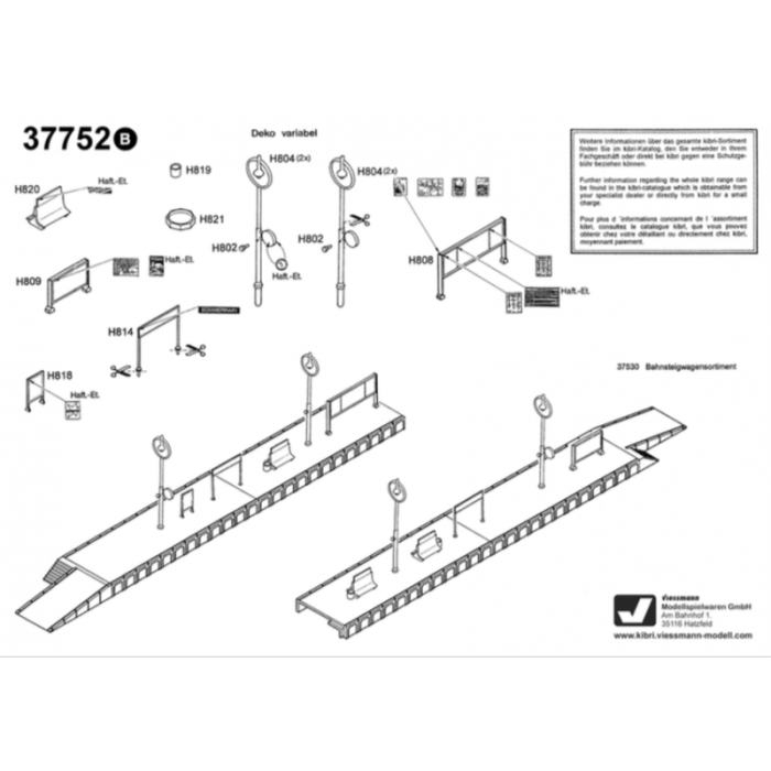 Station Platform N gauge (extension) Station Platform N gauge (extension)