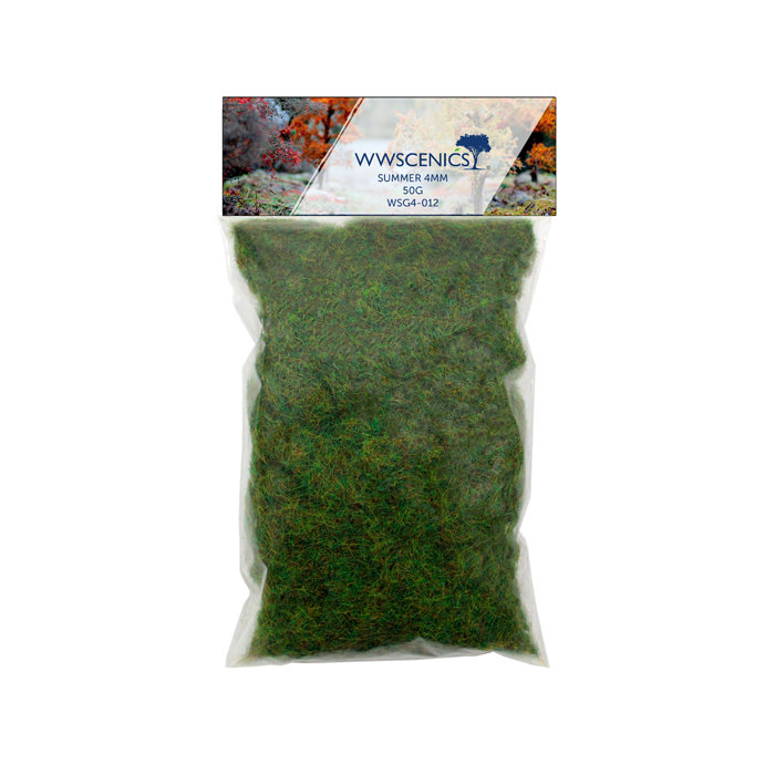 Static Grass Summer Green 4mm WSG4-012 Static Grass Summer Green 4mm WSG4-012