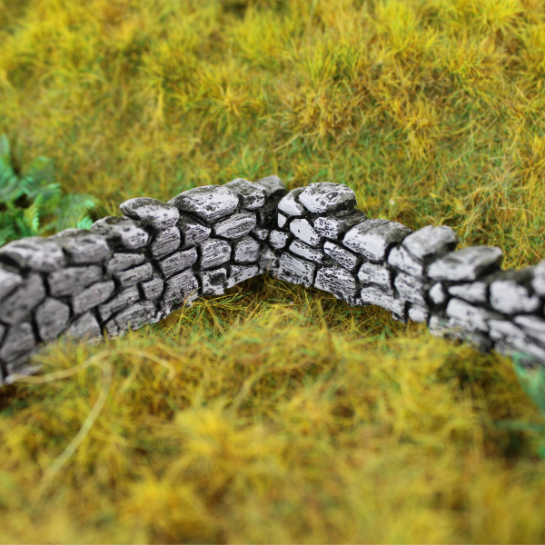 Dry Stone Corner Walling  Ready Painted OO 28mm CLEARANCE