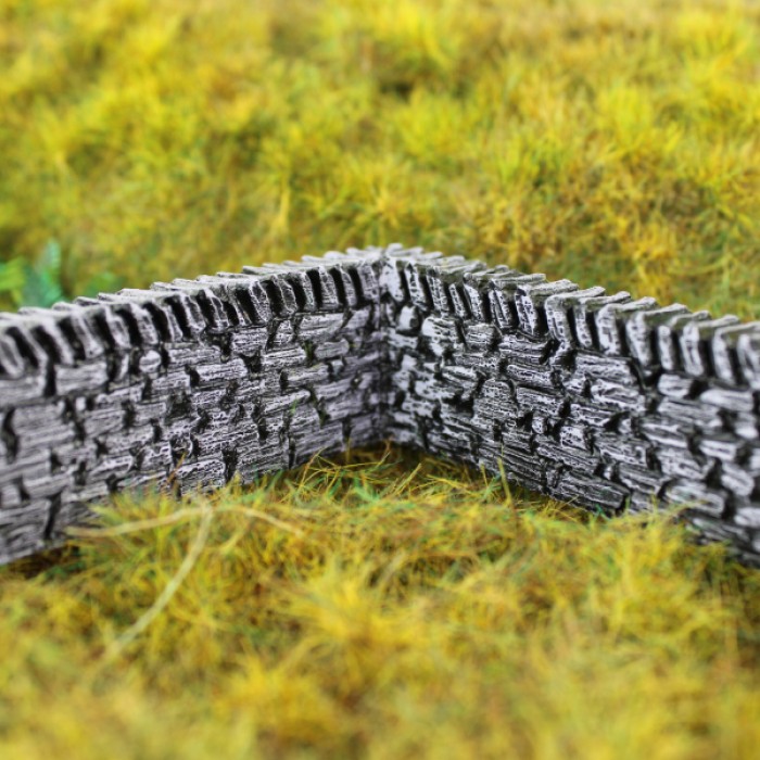 Stone Walling Ready Painted OO 28mm WWScenics Stone Walling Ready Painted OO 28mm WWScenics