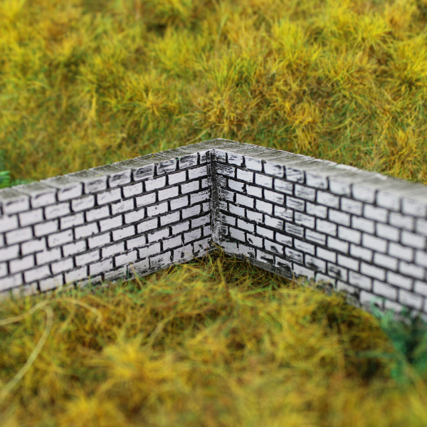 Brick Built Walling  Ready Painted OO 28mm CLEARANCE