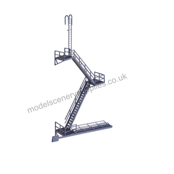 Fire Escape OO Cornerstone 933-3736 Fire Escape OO Cornerstone 933-3736