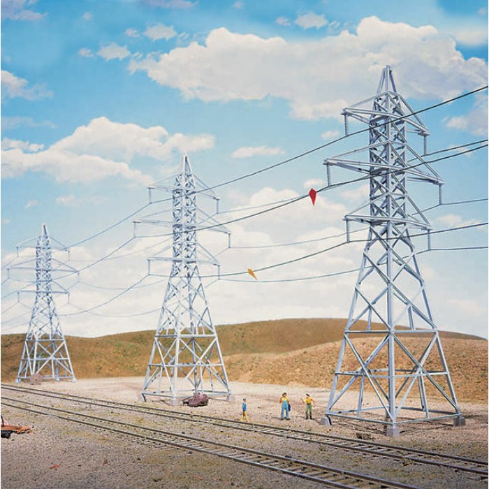 Electricity Pylons OO Cornerstone 933-3121 Electricity Pylons OO Cornerstone 933-3121