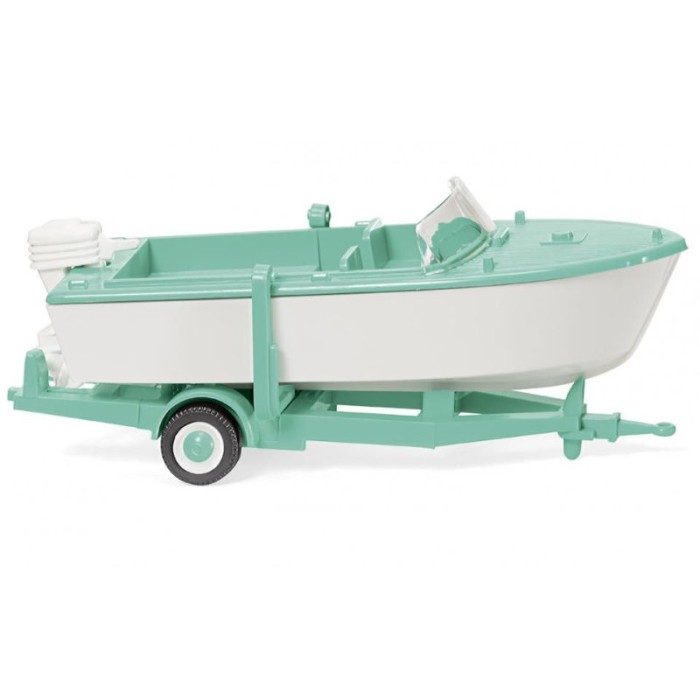 Motorboat and Trailer OO 