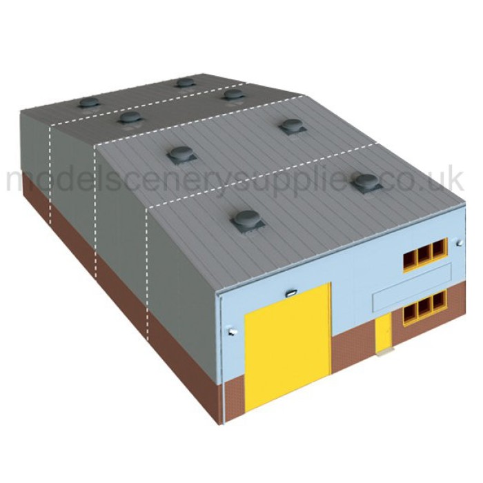 Modern Industrial Retail Unit Extension Kit OO Wills SSM315 Modern Industrial Retail Unit Extension Kit OO Wills SSM315