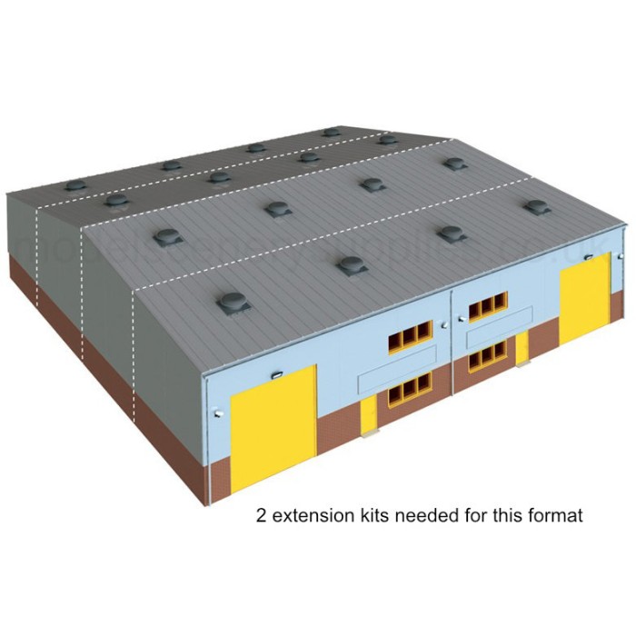 Modern Industrial Retail Unit Extension Kit OO Wills SSM315 Modern Industrial Retail Unit Extension Kit OO Wills SSM315