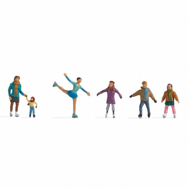 Ice Skaters TT scale 1:120