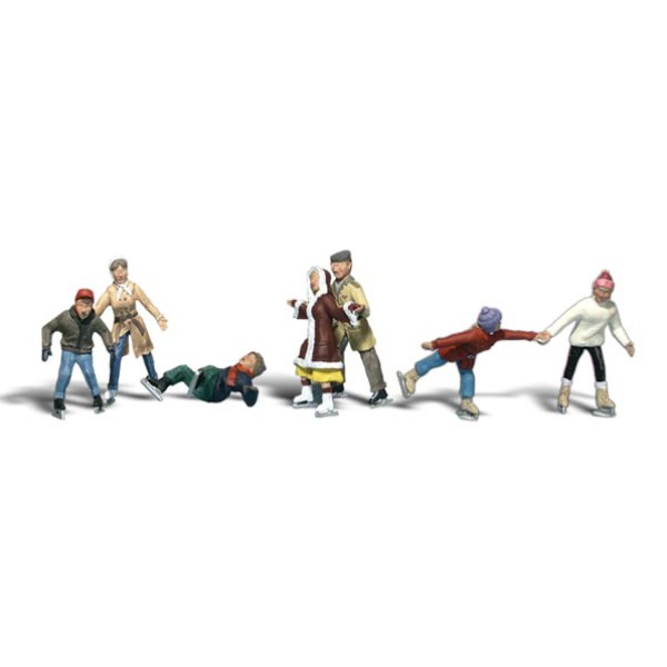 Ice Skaters N gauge