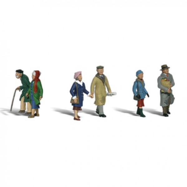 People in Coats OO A1900