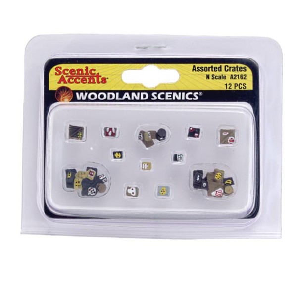 Assorted Crates N gauge