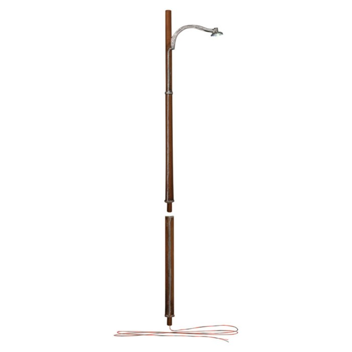 Street Lights Wooden Pole  N gauge