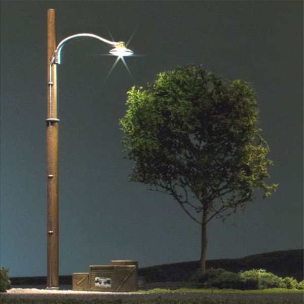 Street Lights Wooden Pole  N gauge