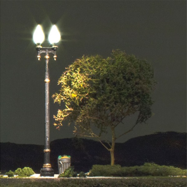 Street Lights Double Lamp N gauge