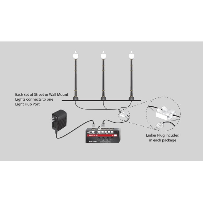 Street Lights Double Lamp N gauge